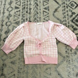 ASTR gingham top